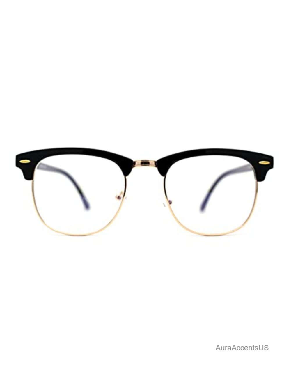 Half Rim Blue Light Blocking Computer Glasses Lightweight Frame